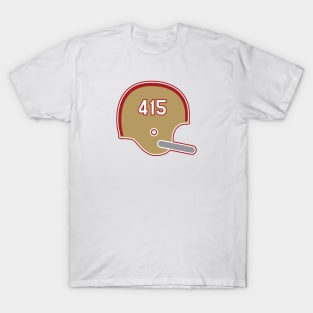 San Francisco 49ers 415 Helmet T-Shirt